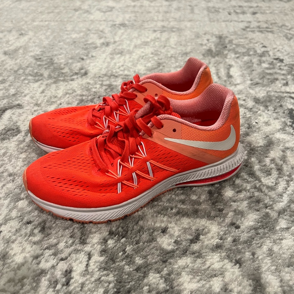 Nike Women's Vibrant Red Athletic Shoes